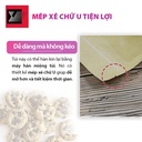 Zip và mép xé chữ U